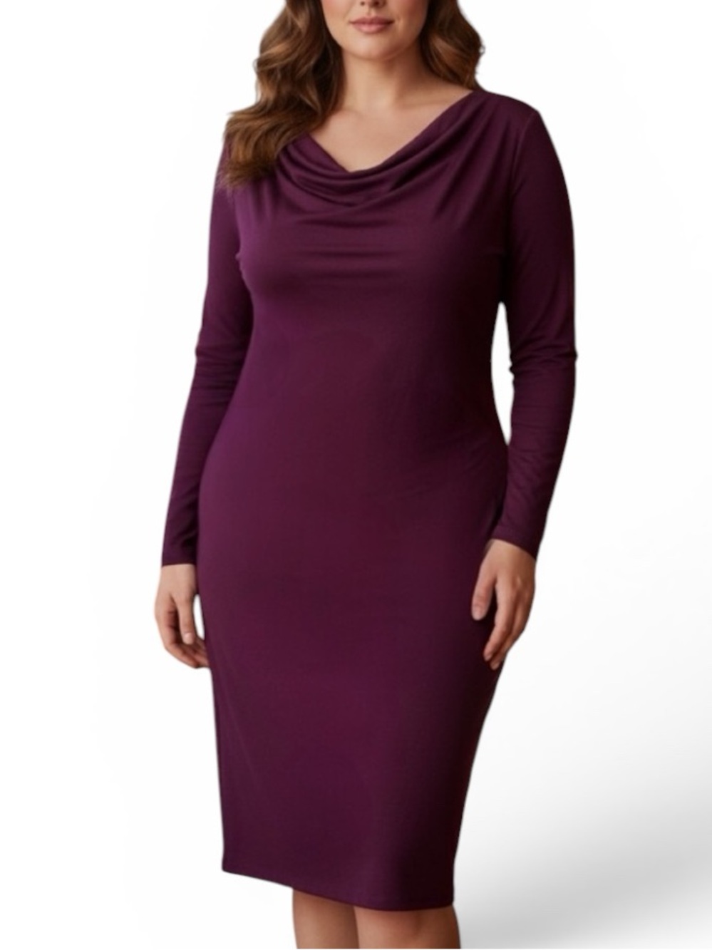 Mark Zunino Cowl Neck Dress NWT